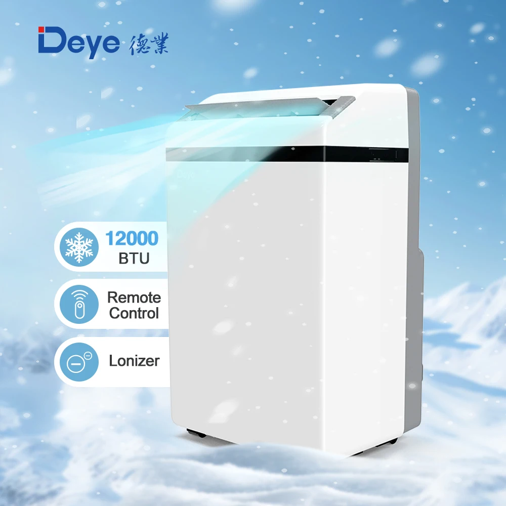 

Deye 220v 12000BTU Built In Ionzer Low Noise Mobile Air Conditioner Portable For Home
