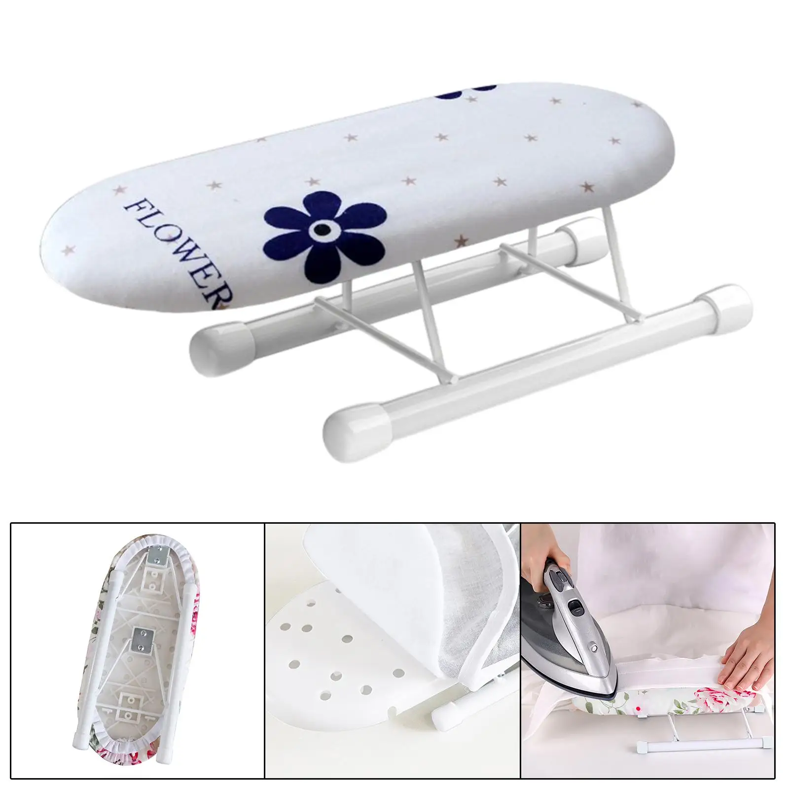 Ironing Board with Folding Legs Mini Folding for Dorms Room