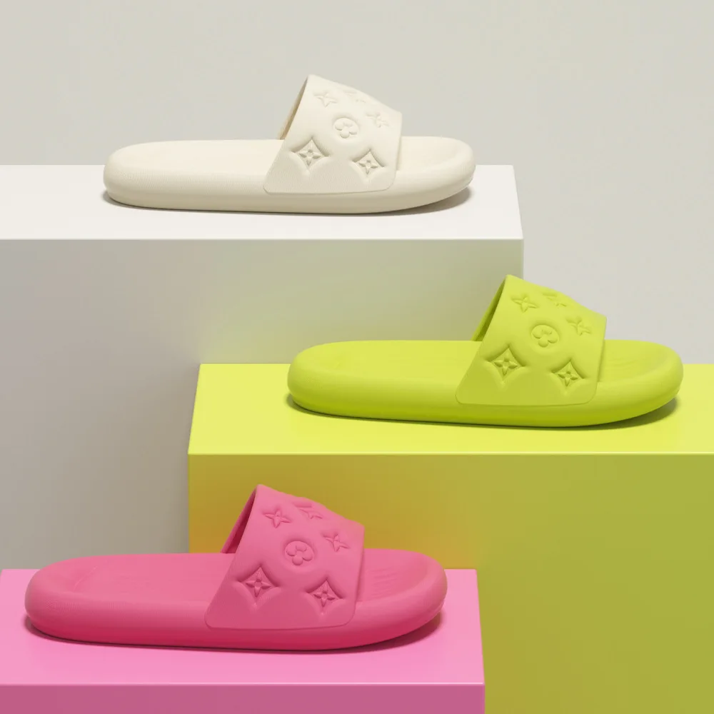 Indoor Slippers Summer Fashion Men Women Floor Flat Shoes EVA Flip Flops Female Non Slip Bathroom Home Outdoor Slippers