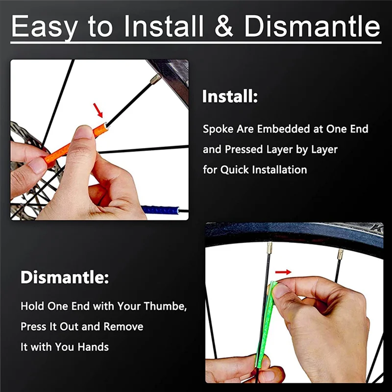 

ABLB-168 шт., отражатели на спицах, велосипедные спицы, отражатель, предупреждающие полосы, велосипедные спицы, светоотражающие велосипедные спицы