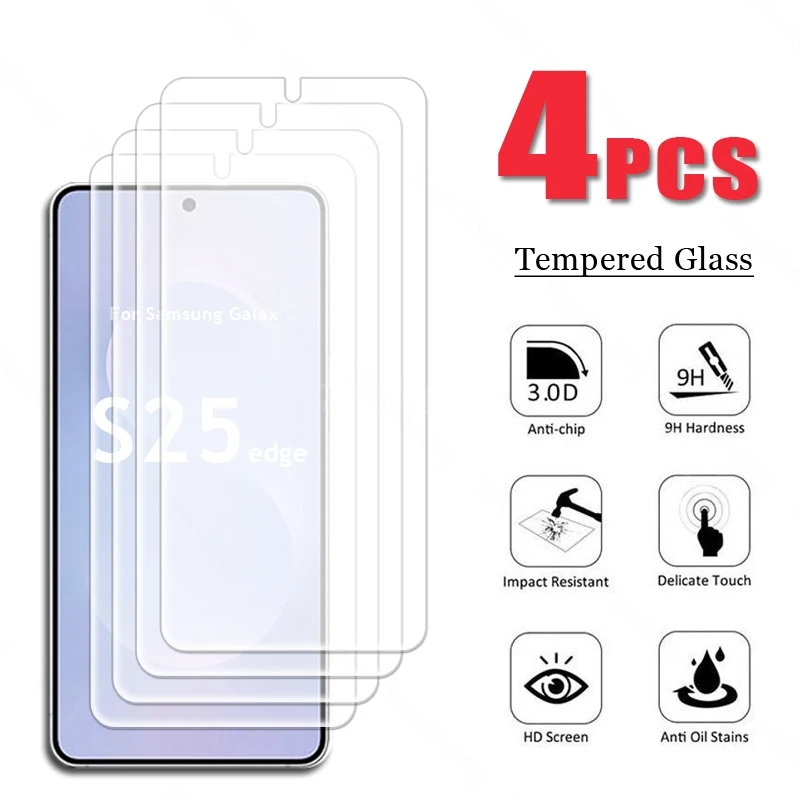 

For Samsung Galaxy S25 Edge Glass Anti-Scratch Samsung S25 Edge Tempered Glass Film Screen Protector S25 Edge Glass Tempered