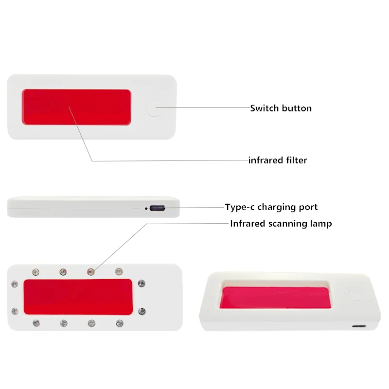 Anti-camera/anti-recording Detector Large Window 360° 3D Scanning Detection Pinhole Camera/listening-in Device for Hotel Car Etc