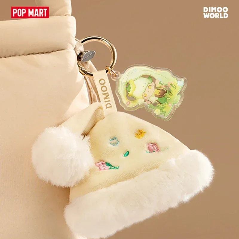 Popmart Dimoo Weaving Wonders Series Pluche sleutelhanger Blind Box Guess Bag Mystery Box Leuke Anime Figuur Ornamenten Collectie