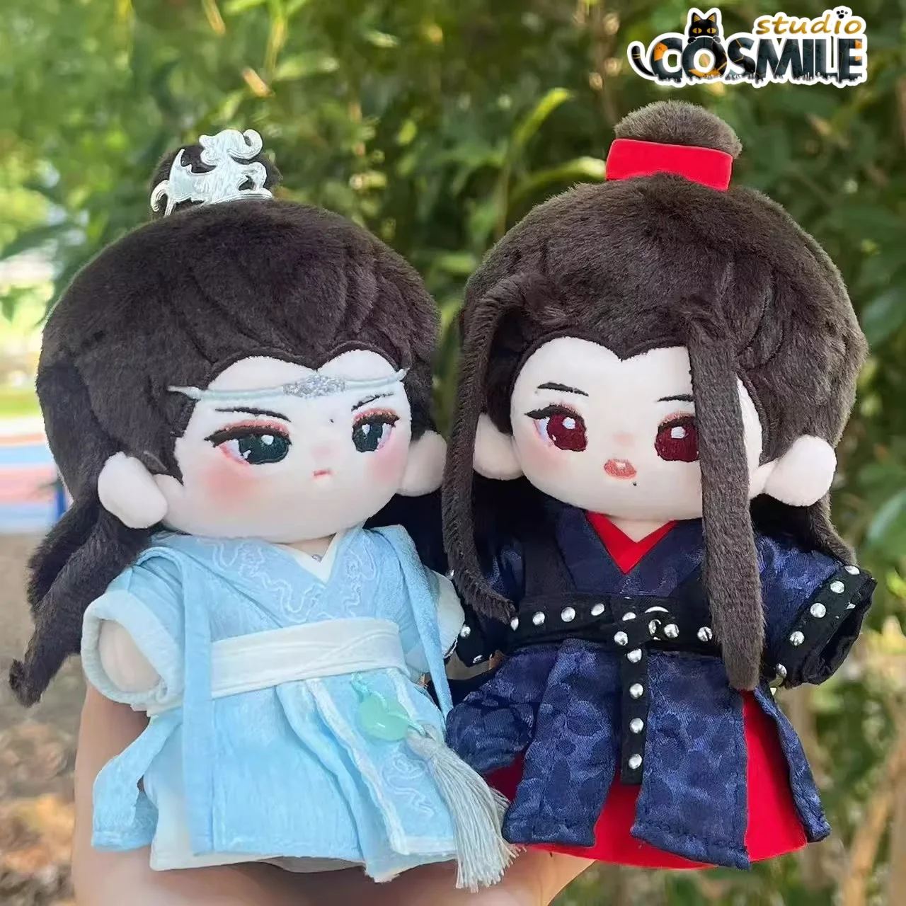 

The Untamed Yibo Lan Wangji Xiao Zhan Wei Wuxian Hanfu Древний костюм BJYX Плюшевый 10 см 20 см Аксессуары для кукол Кукольная одежда GG
