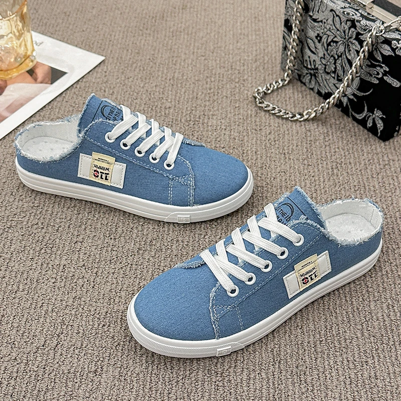 أسلاك مطلية بالألوان للنساء ، Zapatillas De Lona ، Informales ، Para Primavera y Verano ،