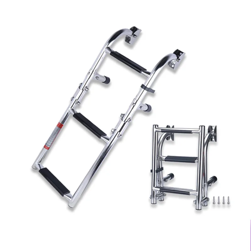 

Adventure ship ladder Stainless steel folding ladder Cross-border hot-selling marine hardware boarding