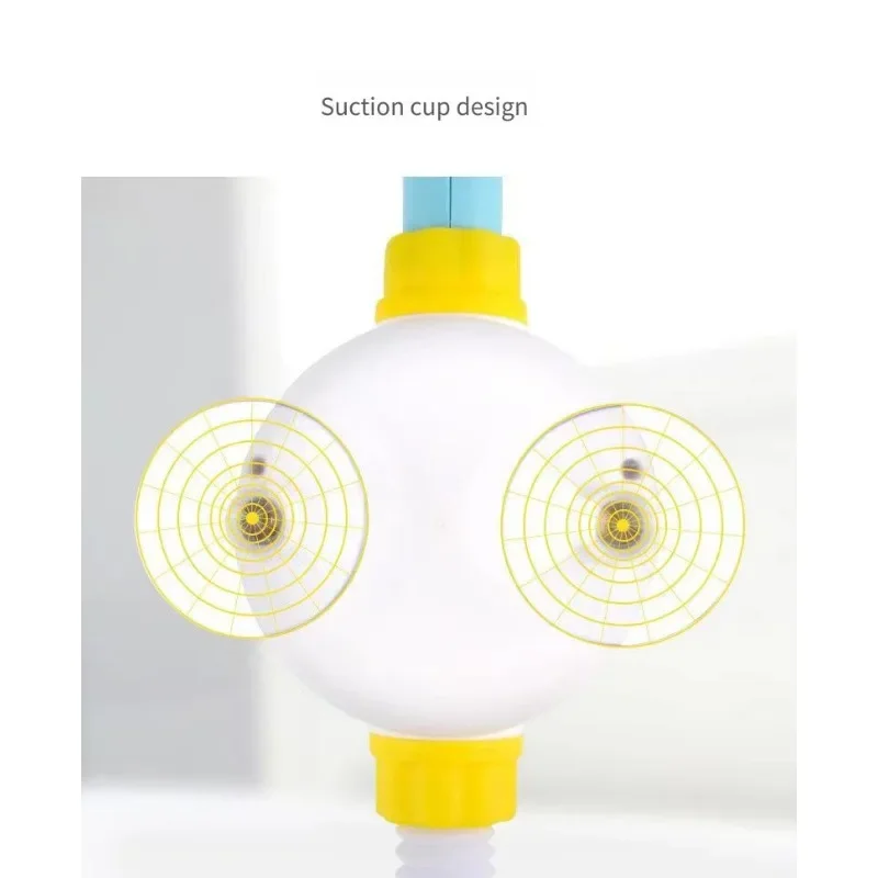 لعبة حمام برأس دش سحابي يدوي - لعبة مائية للأطفال مع صنبور نموذج سحابي لعبة رشاش الحمام لوقت استحمام الأطفال