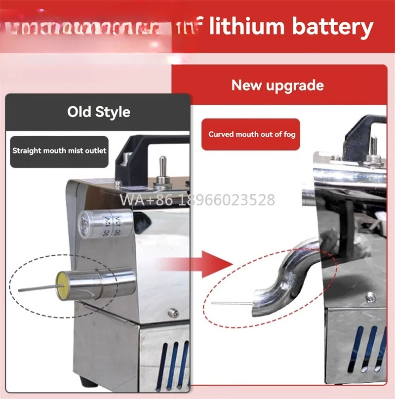 

Machine for Mite Bees Removal Beekeeping Tool 12V 220V Mites Spray Fog Machine with Handle Outdoor Electric Smoke