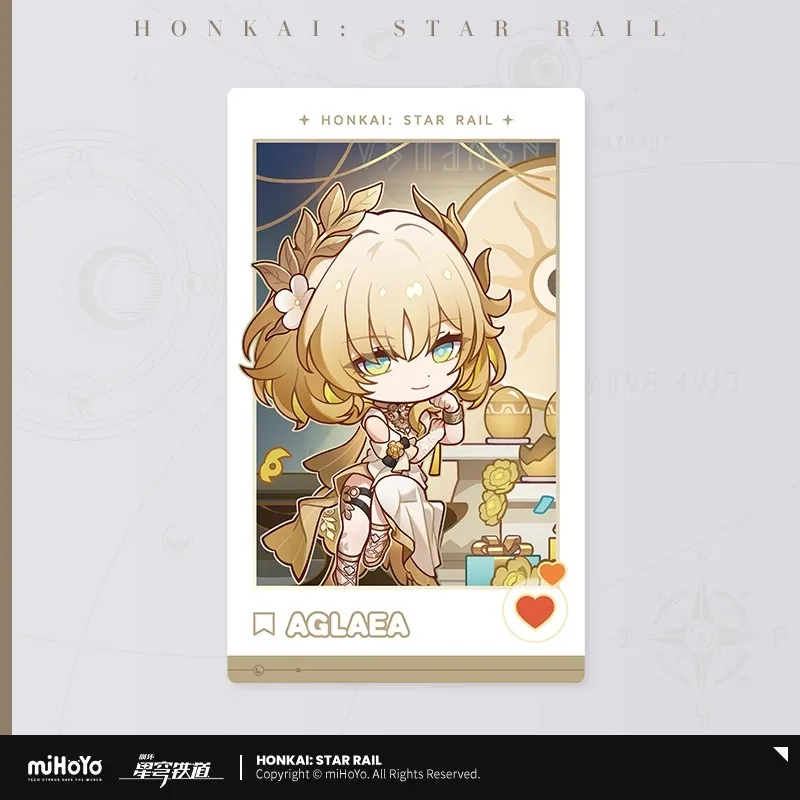 MiHoYo Honkai الرسمية: StarRail سلسلة الاحتفال بالعام الجديد مجموعة بطاقات ورقية 2 بضائع ألعاب أنيمي