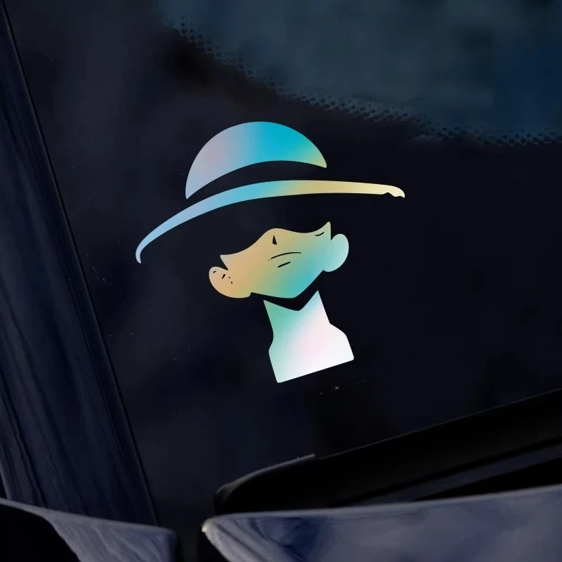 

Personalized One Piece Cool Luffy Anime Sticker Suitable for Cars, Luggage, and Laptops