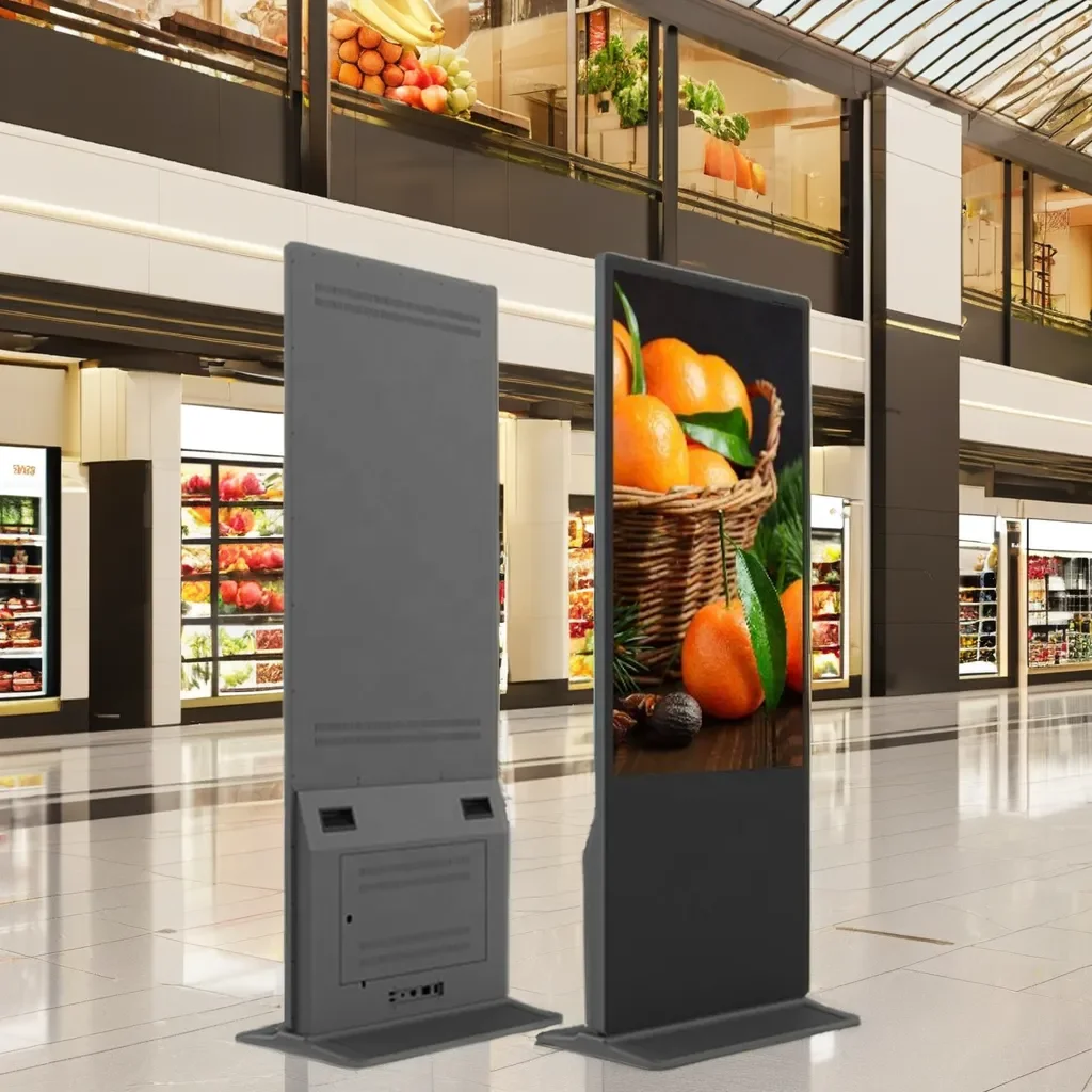 Floor Standing Kiosk Digital Signage And Display Wifi Lcd Touch Screen Totem Kiosks 32 Inch Indoor Advertising Playing Equipment