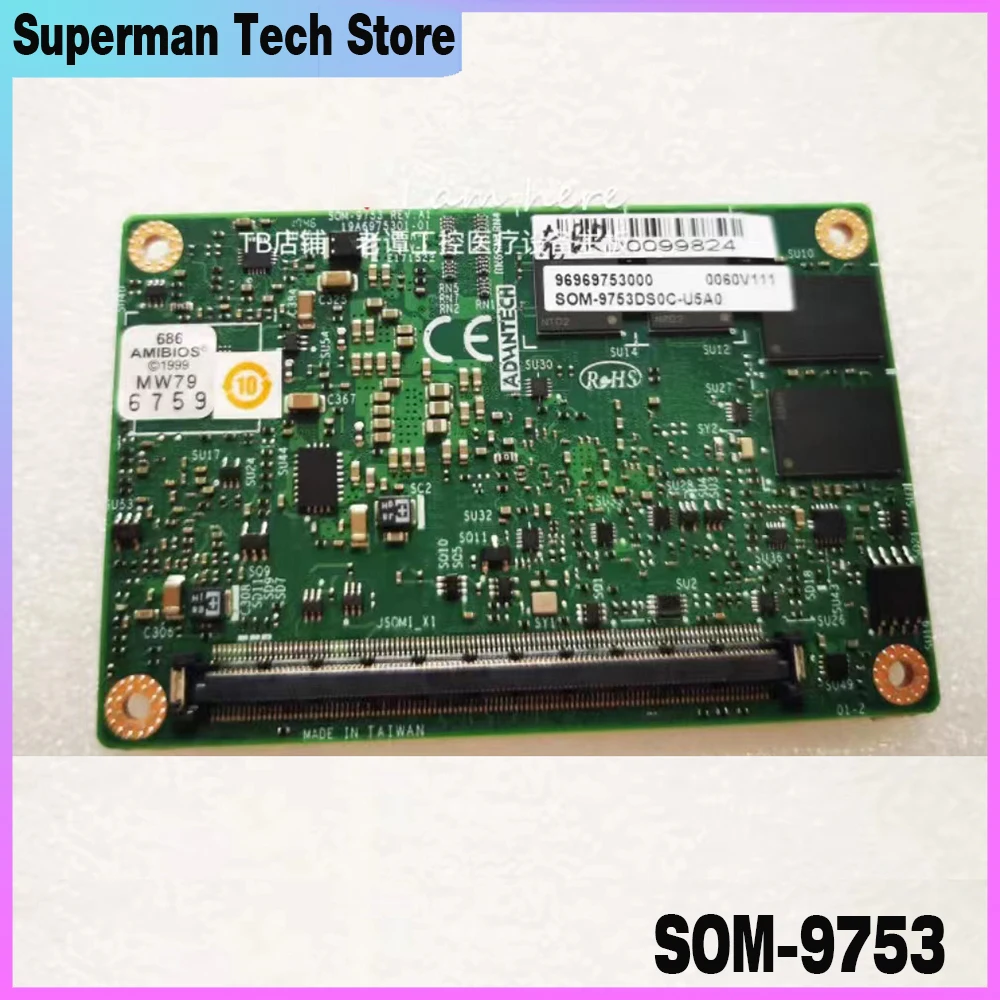 

SOM-9753 REV.A1 For Advantech original industrial control motherboard Medical motherboard SOM-9753DS0C-U5A0