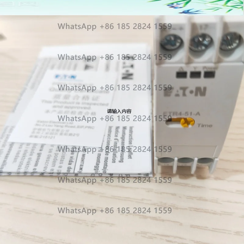 

Eaton Mueller ETR4-51-A Time Relay Genuine EATON Standard Non-MOELLER Old Standard