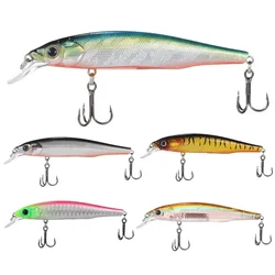 1PC Minnow Fishing Lure 85mm 110mm Floating Hard Bait Wobbler Jig Bait Crankbait Carp Striped Bass Pesca Fishing Tackle SwimBait