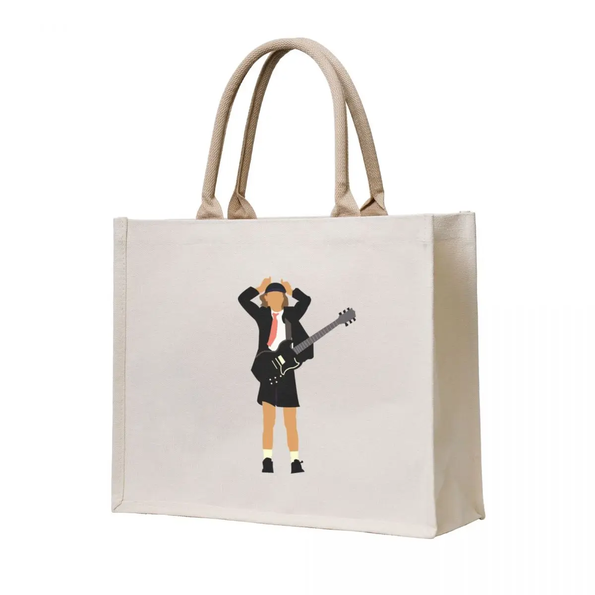 

ACDC Angus Young Tote Bag tote bag custom tote bag Big Canvas shoulder