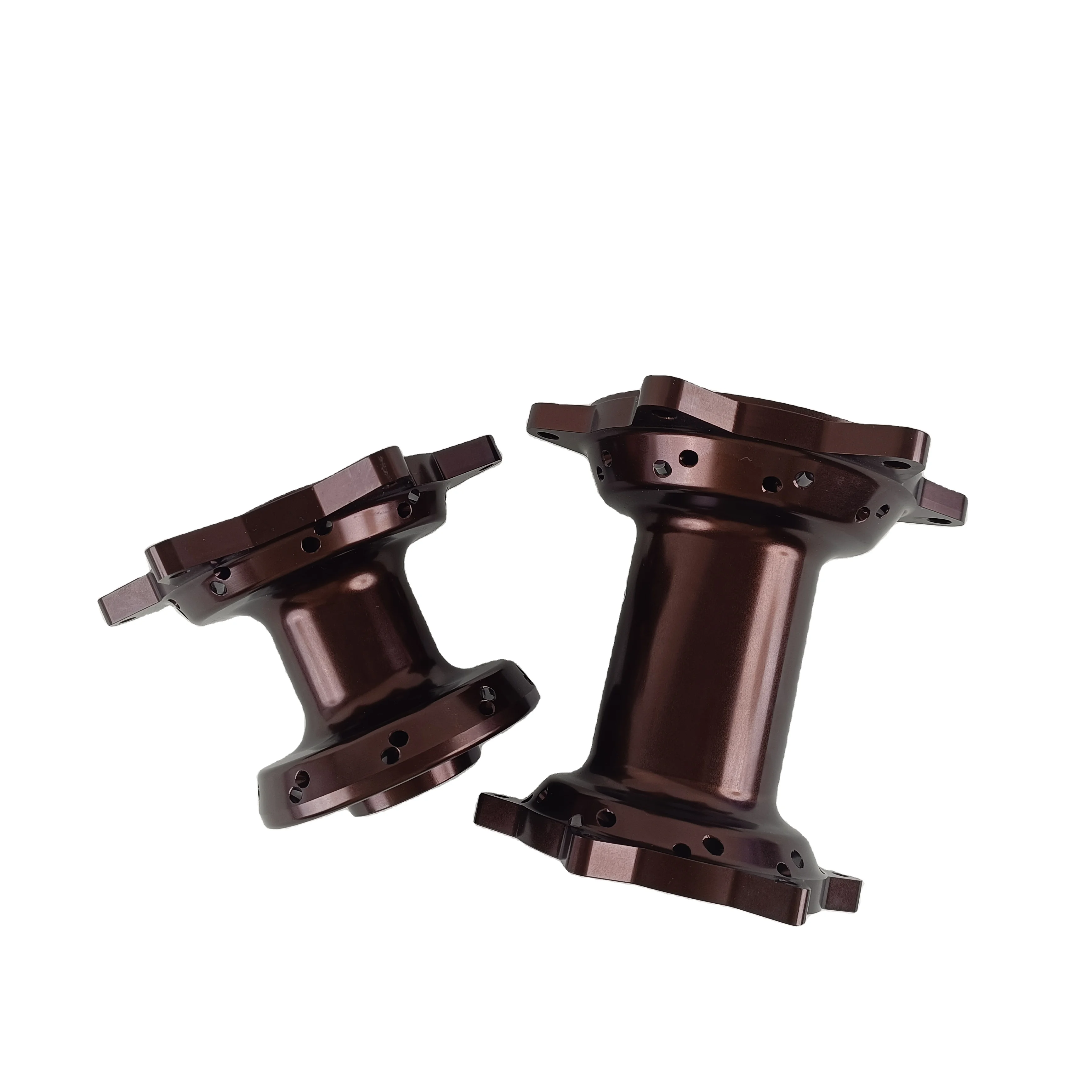 New Style CNC Machined Brown Color Aluminum Alloy Motorcycle Accessories Wheel Hubs for EXC SXF