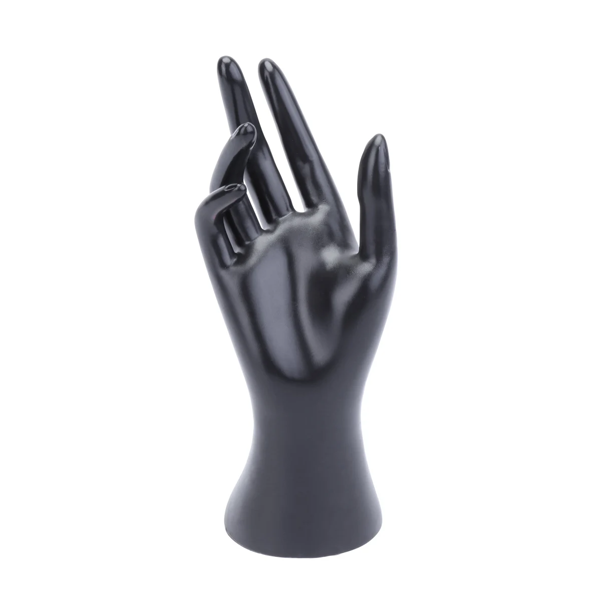 

1pcs Hand Shape Display Rack Black Ring Bracelet Jewelry Rack Holder Organizer Durable Material Professional Home Use