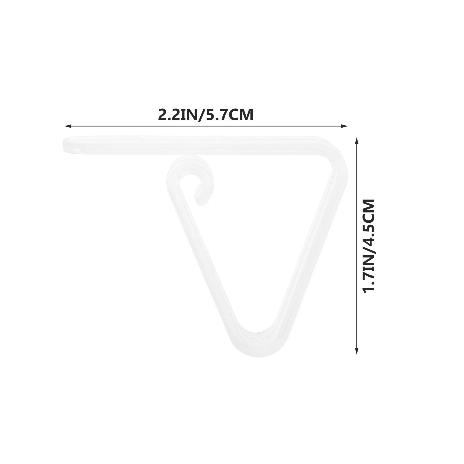 50Pcs Premium Anti-Slip Table Cloth Clip Transparent Plastic Tablecloth Clamp Windproof Outdoor Picnic Fixator