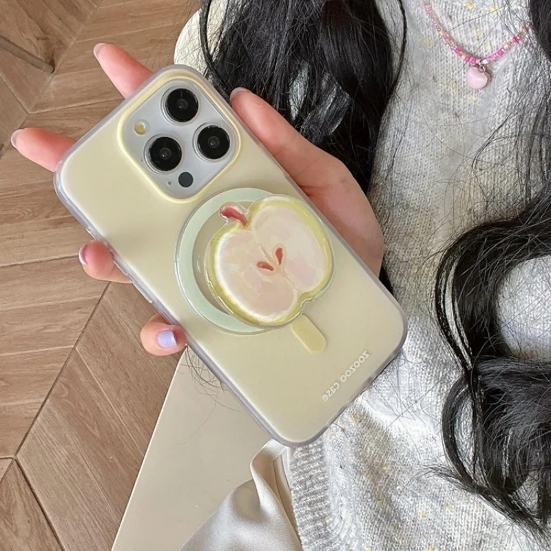 

Корейский милый мультяшный магнитный держатель Apple Griptok Grip Tok, подставка для телефона, поддержка iPhone 15 16, для Pad Magsafe Smart Tok