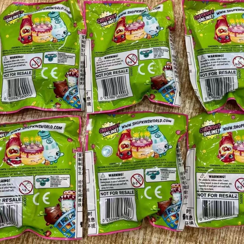 Shopkins Littles Elf S1 Blind Bag Cuties Fruit Vegetable Beverage Dessert Mini Model Toy Anime Figure Collect Ornament  Gifts view 2