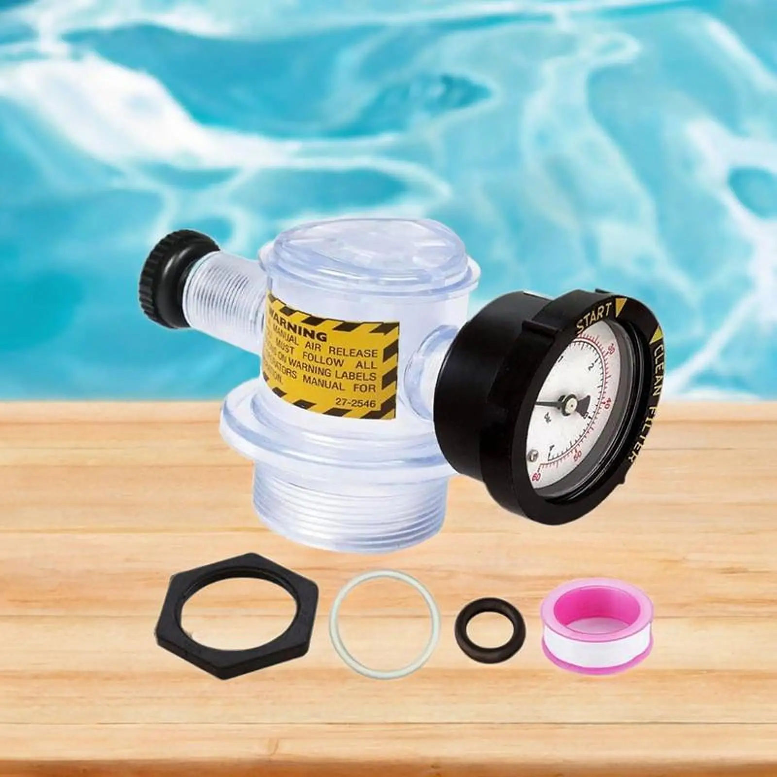 

273564 Air Relief Assembly Replacements Multiuse Sturdy Easy Installation Home Sand Pump Filter Component for Pool Device