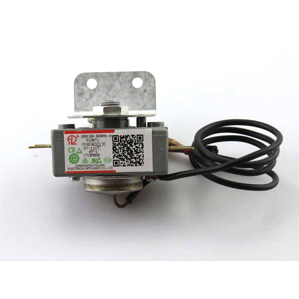 250V 20A Thermostat Thermal Protector V13871 0040400191 Reset Switch Temp Limiter 97-110℃ For Haier/Midea/Vanward Water Heater