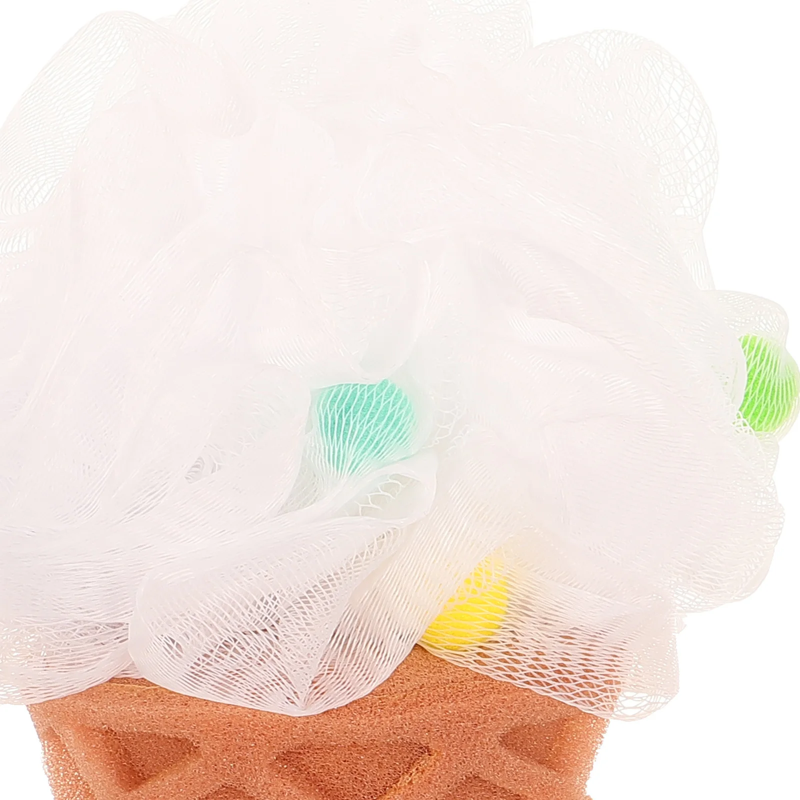 

3Pcs Bath Shower Sponge Balls Ice Cream Body Scrubber Soft Mesh Shower Exfoliating Sponge Ball Gift Bath Ball Body Scrubber