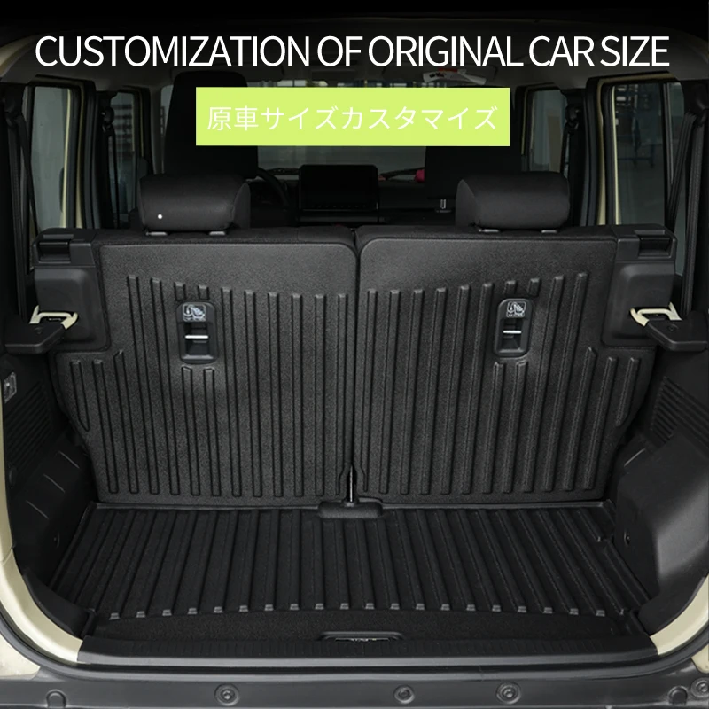 TPE الجذع حصيرة الخلفي الجذع منصات التمهيد الحصير مقاوم للماء مقاومة للاهتراء تعديل الداخلية اكسسوارات السيارات ل جيمي Jb64 Jb74 2025