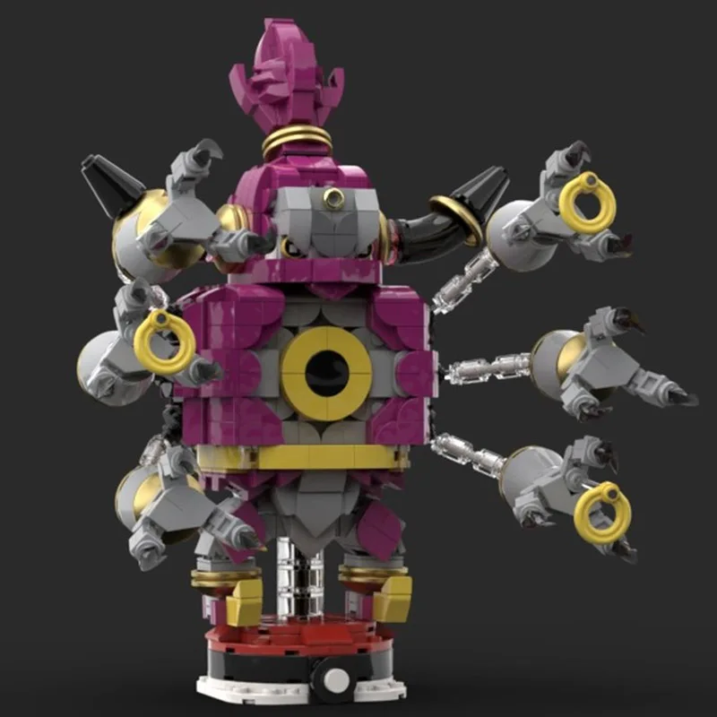 957PCS MOC Hoopa Unbound Bausteine Modell, Mythisches Pokémonisches Design, DIY Lernspielzeug für Kinder Geburtstagsgeschenk