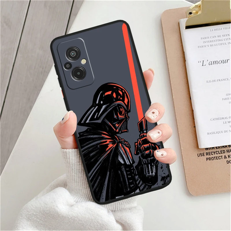 S-tar W-ars Baby Yodas For Xiaomi Redmi K60 12C 12 11A A1 11 10C 10X 9T 9C 9AT 8A Pro Silicone Black Phone Case