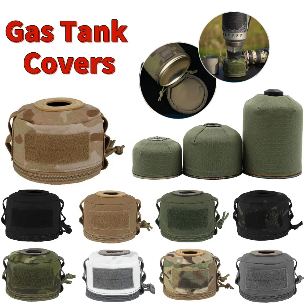 Bolsa de cubierta de recipiente de Gas para acampar al aire libre, funda protectora para tanque de Gas, envoltura protectora