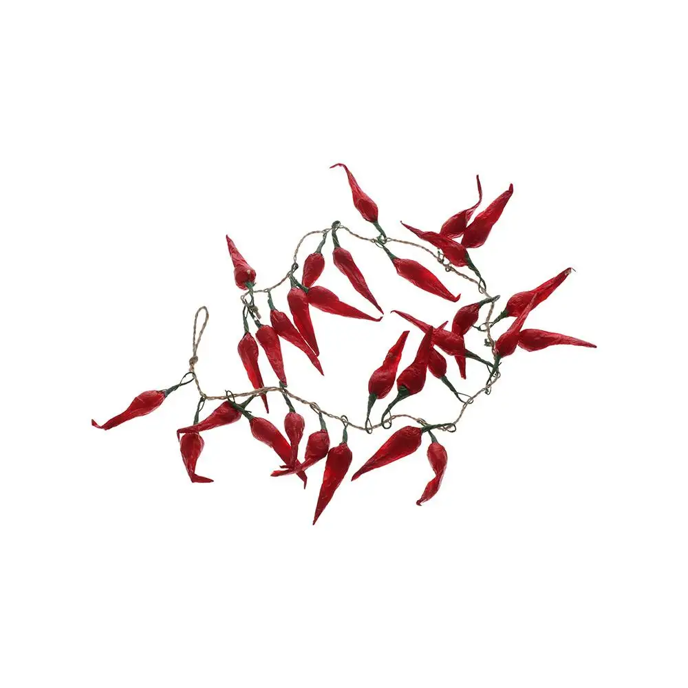 Home DIY Pepper Decoration Chili skewers Fruit Chili Simulation Food Wall Decor Fake Vegetables Artificial Vegetables