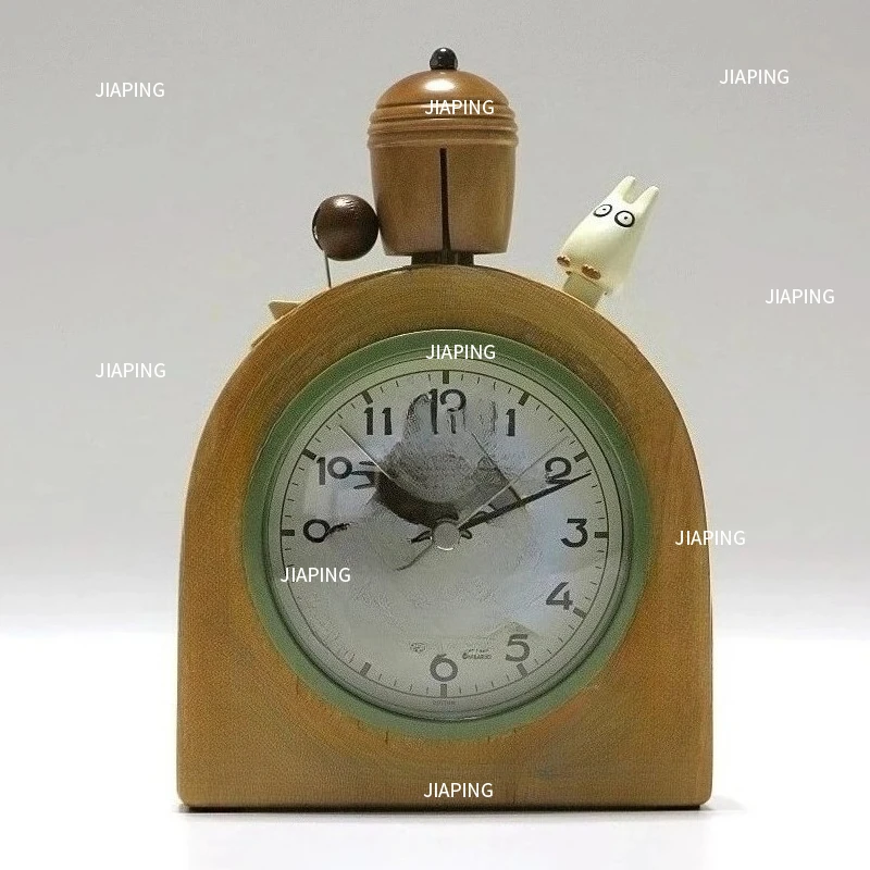 Suitable for Cartoon  Alarm Clock Desktop Solid Wood Ringtone