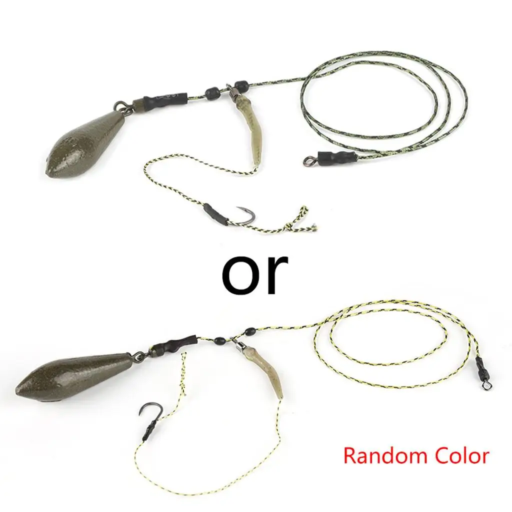 Fishing Hook Set for Carp Barbed Cage with Method Feeder Braided Line Hair Rigs Complete Kit for River Lake Sea Fishing view 6