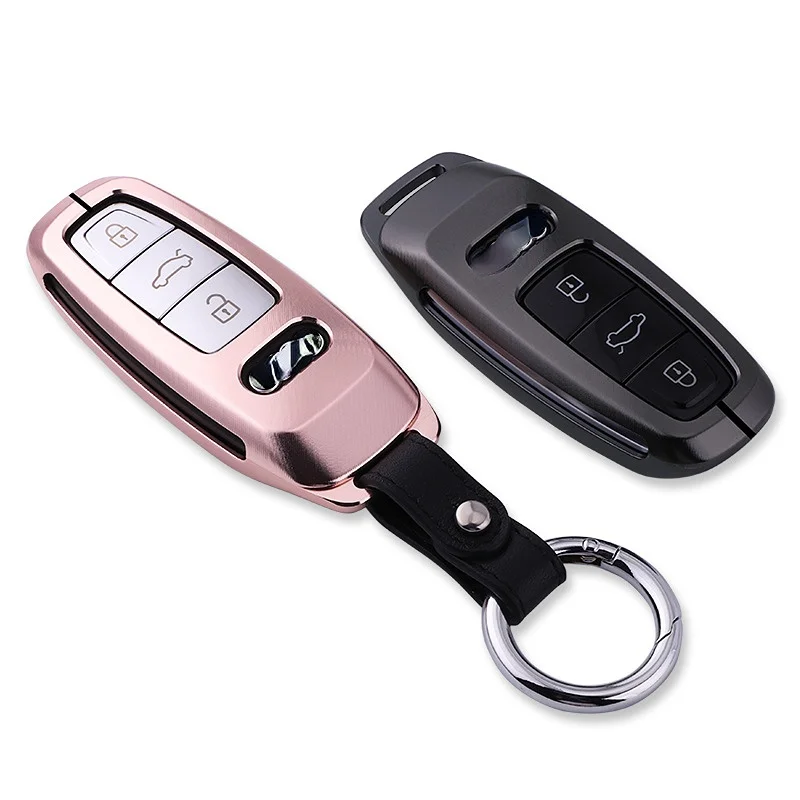 

Car Key Case Is Applicable for Audi A8 Car Key Case Buckle Metal Aluminum Alloy Protective Case