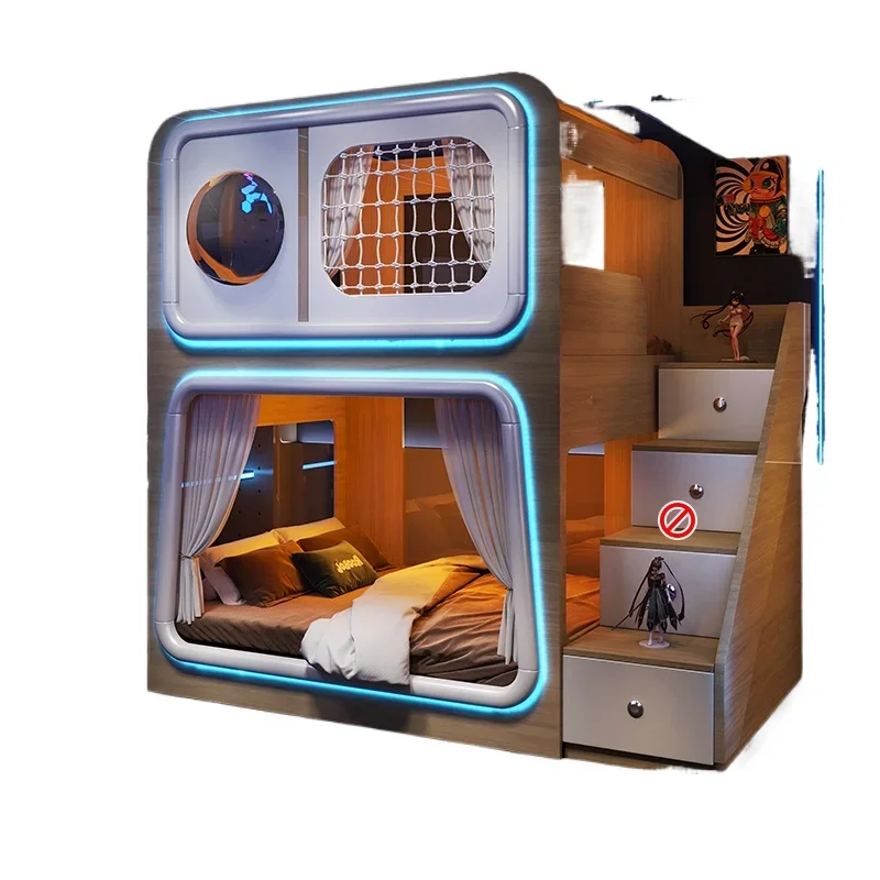 

Space capsule on and off the bed, adult child bed double