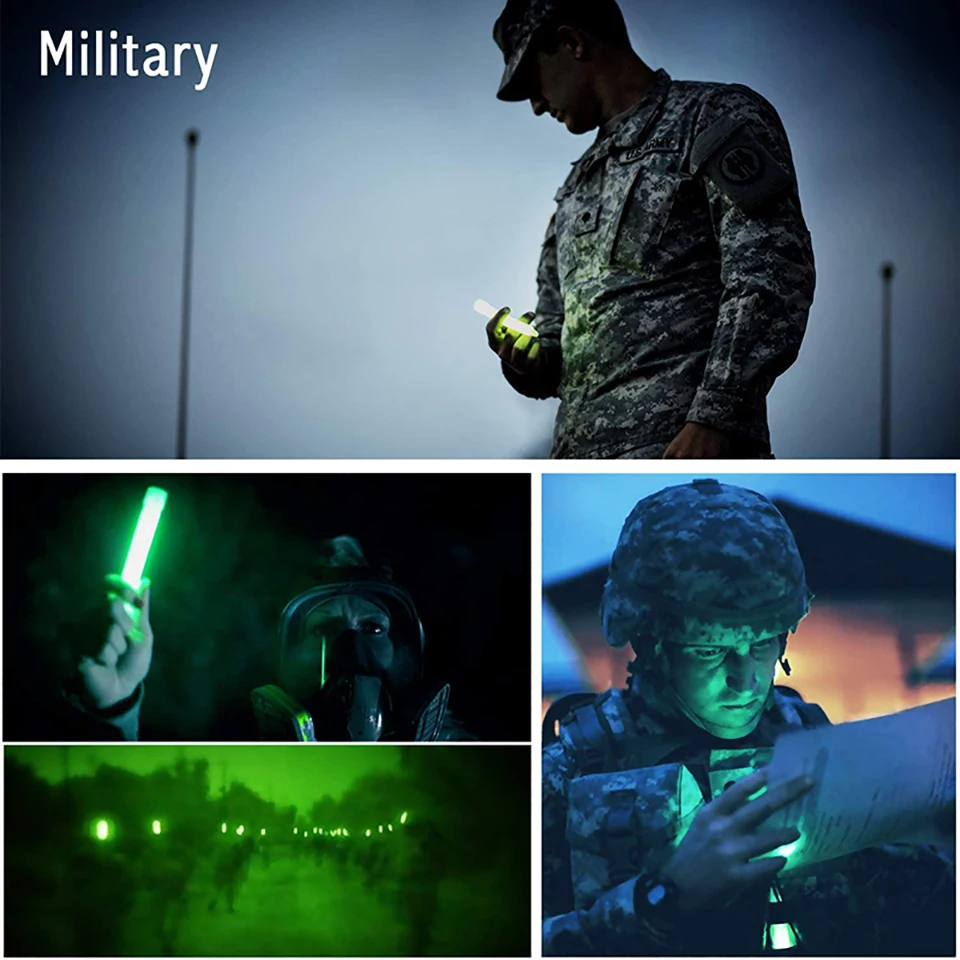 6 Inch Glow Light Sticks Emergency Chemical Light Stick 15cm For Fishing Hiking Camping SOS Gear Outdoor Survival Kit Military