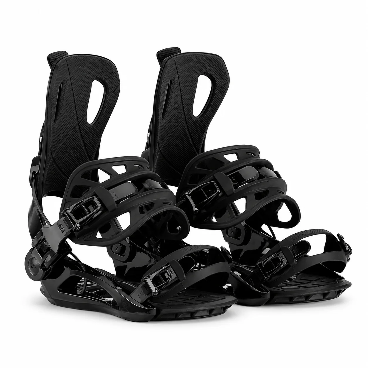 

Quick Release Snowboard Bindings, Easy Detachable Adjustable Snowboard Binding for All-Mountain Riding
