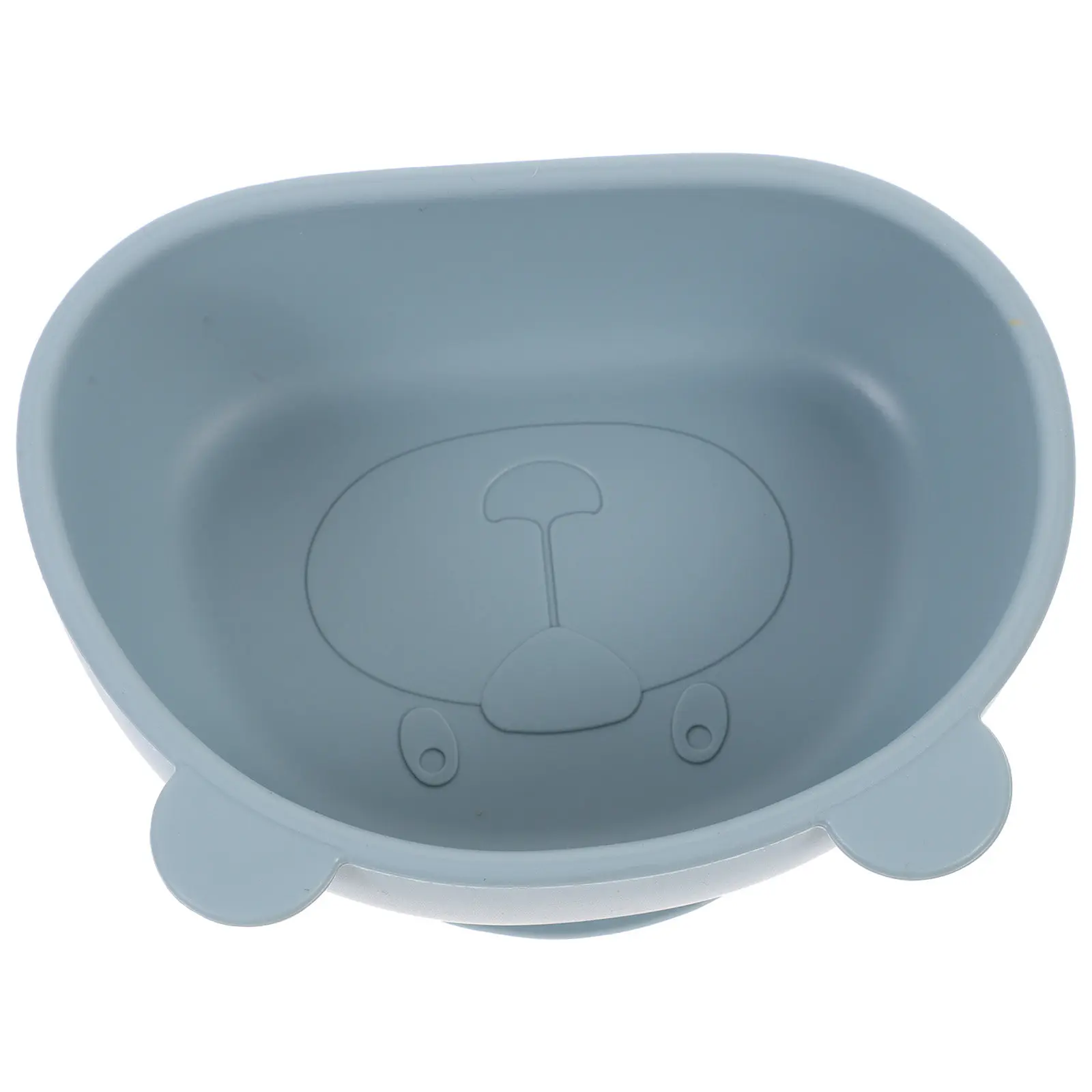 

Детская тарелка на присоске: компактная силиконовая миска для кормления малышей, портативная, легкая, для детей, защита от проливания