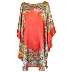 Robe de chambre en rayonne pour femmes, vêtements de nuit, chemise de nuit, grande taille, robe de maison, robe caftan vintage, chemise de nuit, offre spéciale