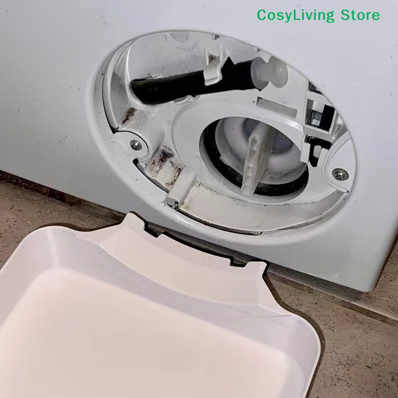 [CL]Washing Machine Drain Tray, Leakproof Water Collection Design, Prevents Floor Overflow During Filter Cleaning, Laundry Tool