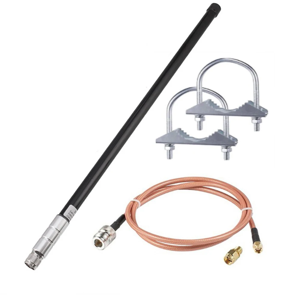 

12 Dbi Antenna For RAK Wireless Aerial With 1pair Clips And 1 Meter Low Loss Cable For Helium For Bobcat HNT 868Mhz 915Mhz