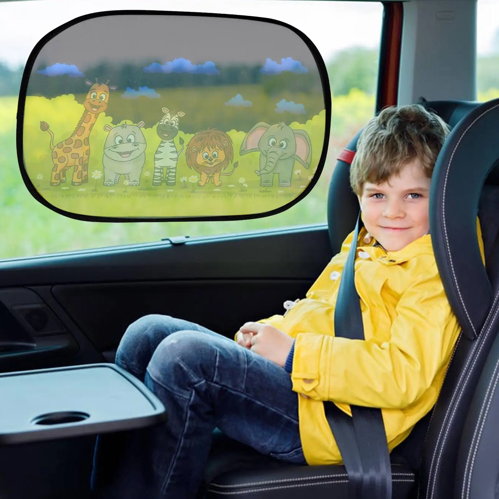 

Car Window Covers Static Cling Films Stickers To Blocking UV Reusable Glare Blocker Shield Protection Windshield Covers For