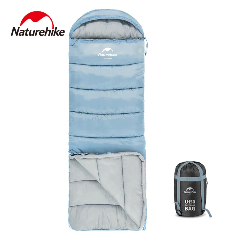 

Naturehike Sleeping Bag U Series Waterproof 4 Season Winter Warm Cotton Sleeping Bag Portable Camping Envelope Sleeping Bag