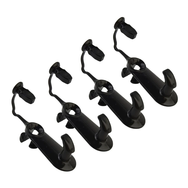 Set of 4 Mat Retainers Floor Mat Hook Retention Hold Down Clip Strong Car Carpet Mat Fasteners 0821000820 for Vehicle