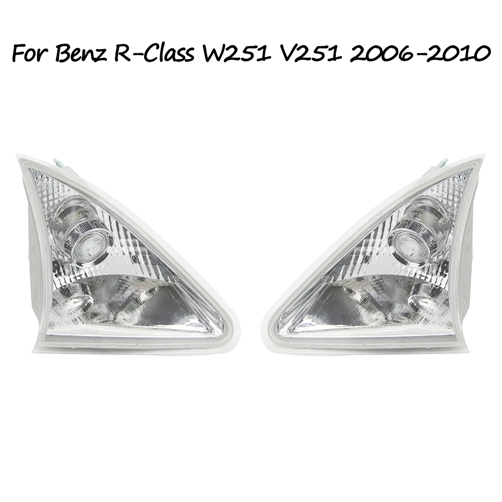 For Benz R-Class W251 V251 Pre-facelift 2006 2007 2008-2010 Faront Triangle Headlights Side Lights Turn Signal Light 2518200956