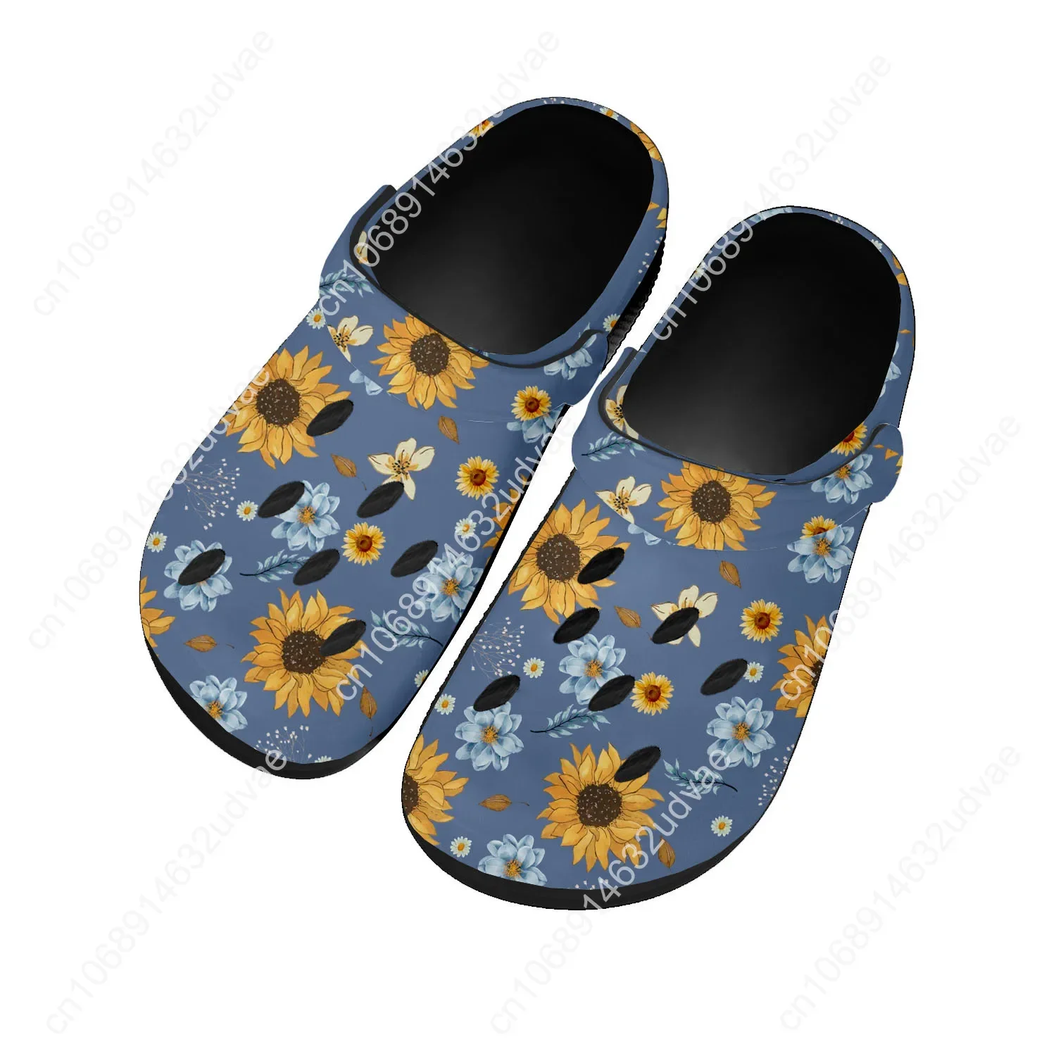 Sunflower Water Shoes Mens Womens High Quality Fashion Home Garden Clogs Customizd Sandals Beach Breathable Hole Slippers