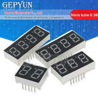 5pcs 0.36 Inch LED display 7 Segment 1 Bit 2 Bit 3 Bit 4 Bit Digit Tube Red Common Cathode / Anode Digital 0.36 inch led