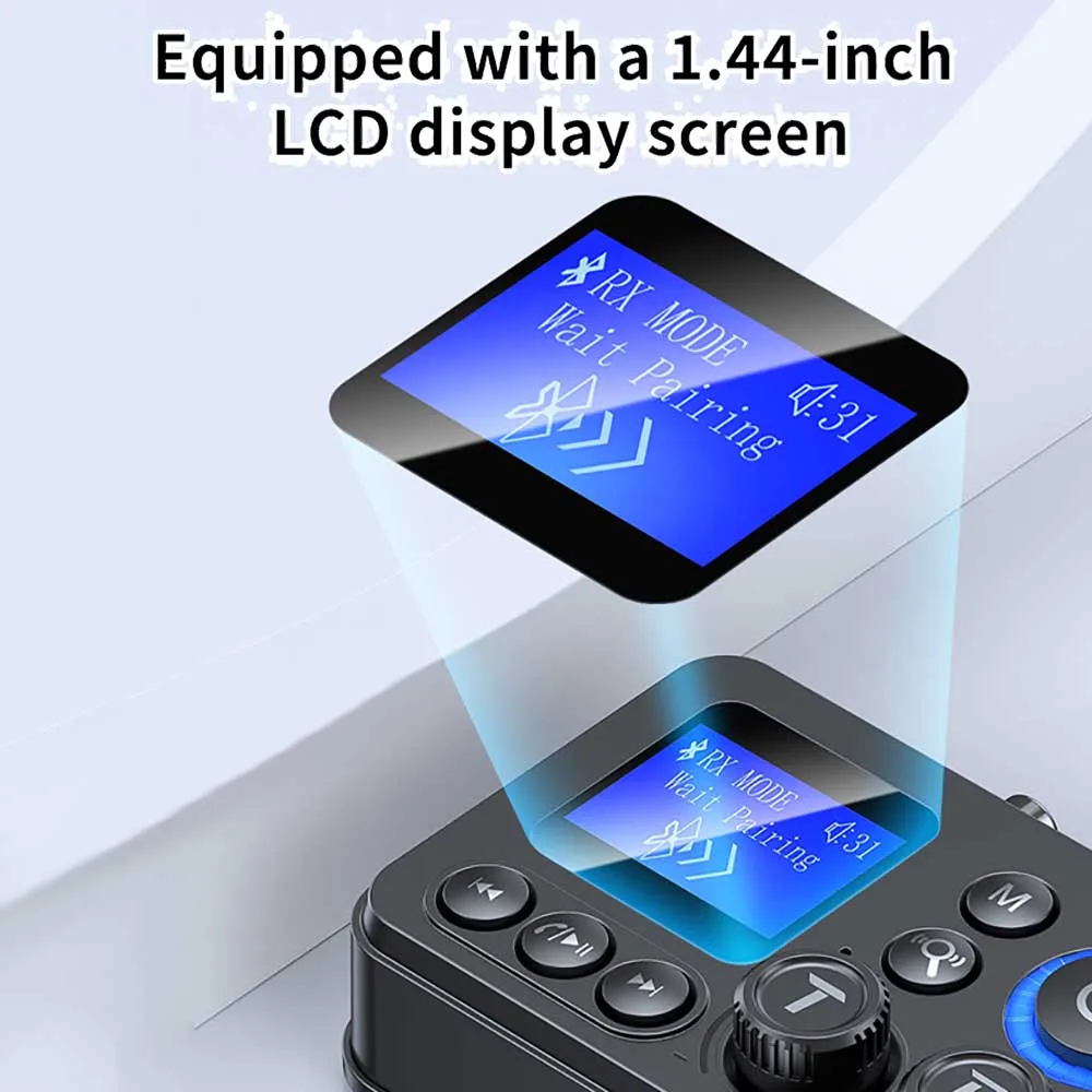 Bluetooth 5.4 Audio Transmitter Receiver 3.5mm AUX RCA Optical Coaxial Stereo Wireless Adapter Converter For Speaker TV PC Car - Image 3