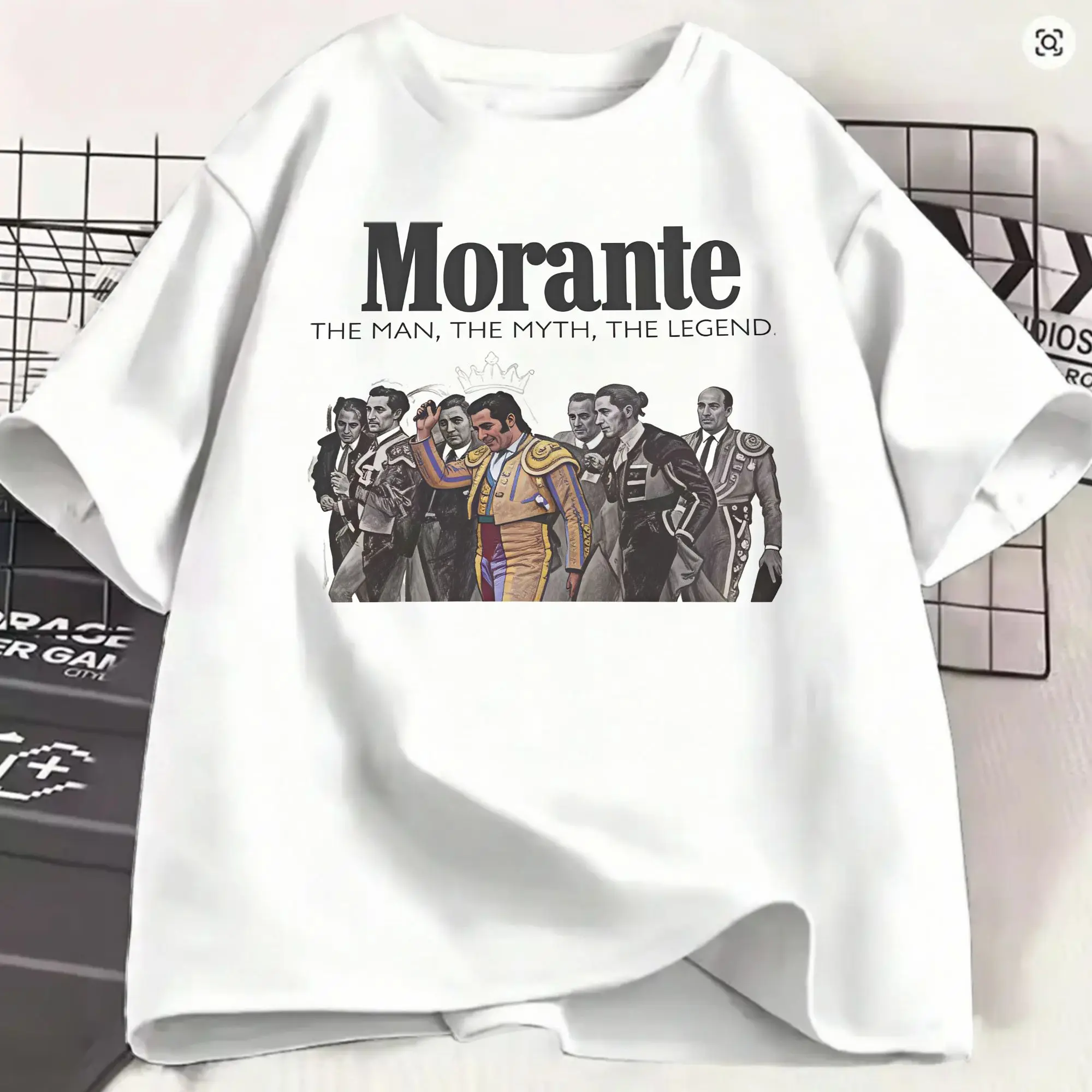 Morante De La Puebla Men's T Shirt  Unique Tees Short Sleeve Crewneck T-Shirt Pure Cotton Graphic Clothes